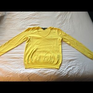 Polo by Ralph Lauren Sweaters - Polo Ralph Lauren yellow v-neck cotton sweater Polo by Ralph Lauren Sweaters - Polo Ralph Lauren yellow v-neck cotton sweater